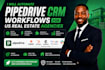 set up, integrate and automate pipedrive crm workflows for real estate agents