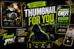 design eye catching youtube thumbnails for high CTR