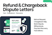 draft urgent refund and chargeback dispute letters fast