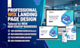 design redesign responsive wix landing page for new startup business