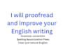 proofread and improve your english writing