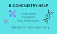 simplify biochemistry concepts, notes, and presentations