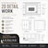 draw bathroom office residential working details