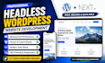 headless wp with ai SEO, content gen, nextjs frontend