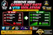 remove high complaint rate and vtr violation on tiktok shop