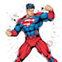 make a superhero character art