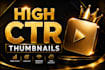 viral ai you tube thumbnails for high CTR