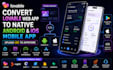 convert lovable web app to native android ios mobile app upload ios to appstore