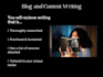 write for your blog for your business