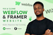 design update fix webflow website clone figma to framer framer landing page