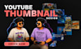 design professional attention grabbing youtube thumbnails