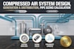 compressed air system design generation distribution pipe sizing calculation mep