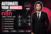setup n8n advanced automations, ai agents, integrations