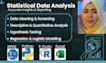 do expert statistical data analysis using spss, r and python