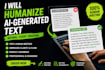 humanize ai generated content professionally