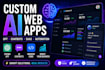 create modern ai saas mvp website and application