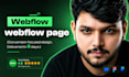 design and develop a webflow website