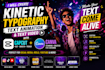 create modern kinetic typography and animated text video