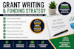 professionally write grant applications and funding strategies