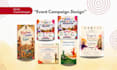design professional event and wellness campaign graphics