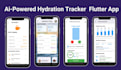 create ai hydration tracker app, water intake reminder app, wellness coach app