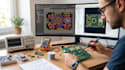 design iot,kicad,schematic layout in altium and embedded pcb