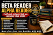 be your romance beta reader beta reader fantasy, alpha reader