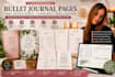 design bullet journal pages, habit tracker inserts, flowcharts, weekly log pages
