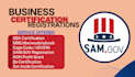 get you register on sba, sam gov, mbe, wosb,dbe, sdvosb, 8a,wbe,cage code