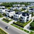 design 3d masterplan site analysis urban warehouses aerial rendering plot layout