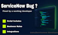 debug and fix your servicenow scripts, business rules and integrations