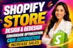 redesign, update, edit, optimize shopify ecommerce website, shopify store expert