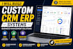build custom CRM erp and business management systems