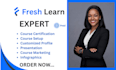 build elearning course on learnworlds, freshlearn, lms, rise 360 and ezycourse