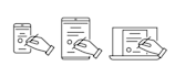 help you to change your handwritten doc to an electronic one