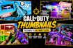 design a bo7 or warzone gaming youtube thumbnail