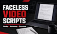 write faceless youtube scripts with strong hooks