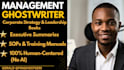 ghostwrite your business management and leadership book