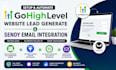 setup your gohighlevel account manager and build your ghl sales funnel websites