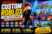 develop a custom roblox game roblox build  with immersive gameplay