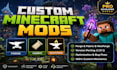 code a custom neoforge, forge, or fabric mod for minecraft and port mods