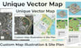 design business vector map of any location