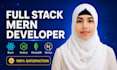 develop a custom mern stack web application with admin dashboard
