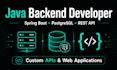 build a custom backend or web application with java