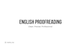 proofread your english text