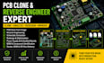 clone pcb from image, reverse engineer pcb and redesign power supply