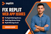 replit deployment replit runtime fix deploy replit web app