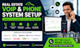 setup real estate voip setup with ringcentral and 3cx