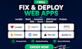 fix deploy lovable replit bolt new v0 ai saas mvp web app supabase oauth vercel