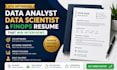 write ats data analyst data scientist and finops resume that win interviews
